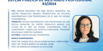 Defesa Pública de Mestrado 63/2024